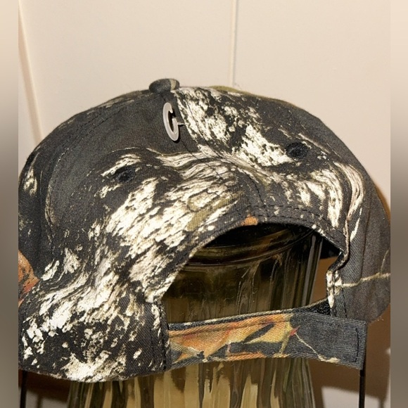 NWT Mossy Oak Kadant Camouflage Camo Baseball Adjustable Cap Hat Velcro Men - Picture 3 of 4